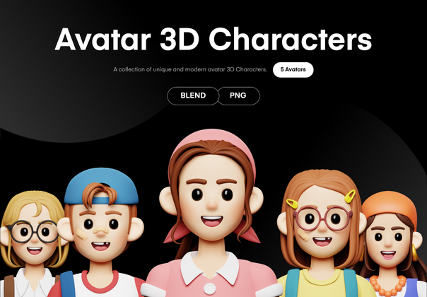 阿凡达 3D 角色 (Avatar 3D Characters)