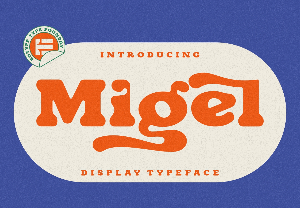 Migel - 展示型字体 (Migel - Display Typeface)