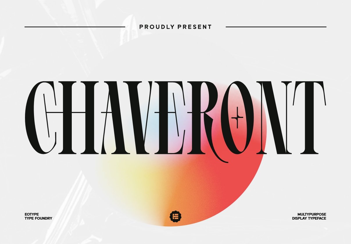 Chaveront显示字体 (Chaveront Display Font)