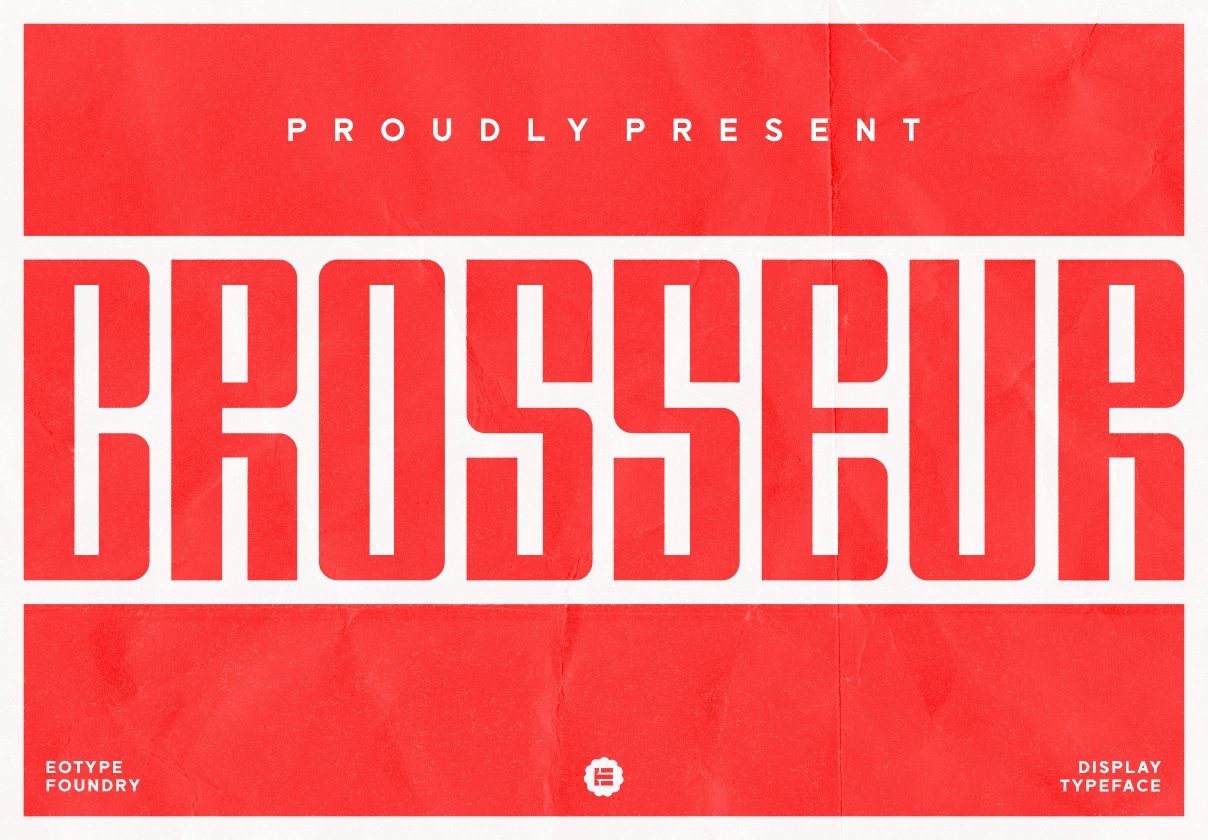 Crosseur - 展示型字体 (Crosseur - Display Typeface)