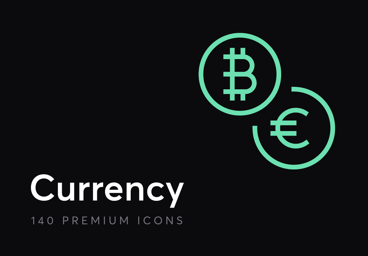 货币 - 高级图标 (Currency - Premium Icons)