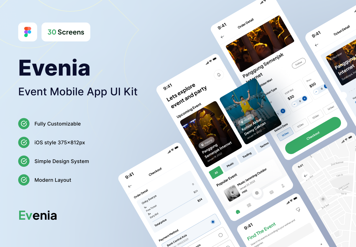 Evenia - Event App UI Kit (Evenia - Event App UI Kit)