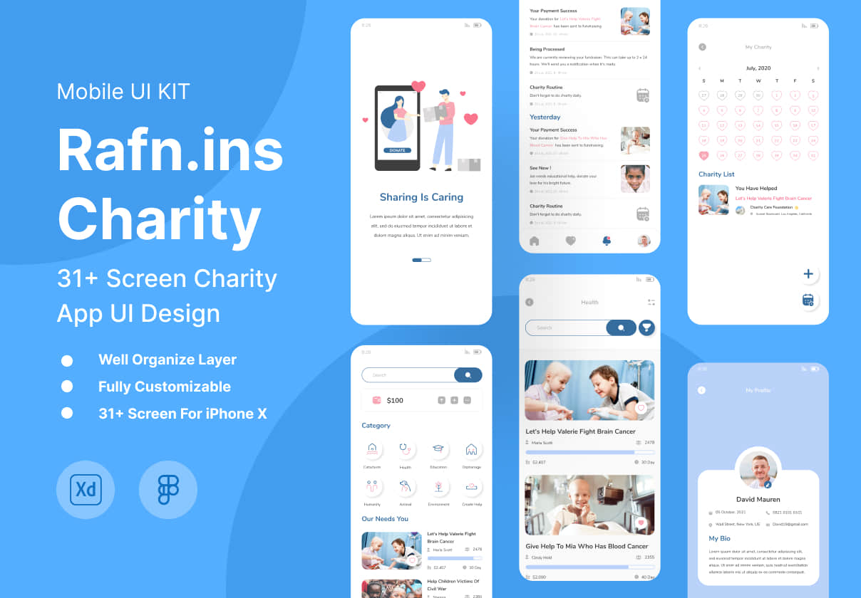 Rafn.ins - 慈善UI套件 (Rafn.ins - Charity UI Kit)