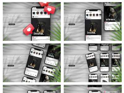 10个Instagram模拟图(10 Instagram Mockups)