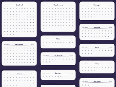 +2700 可编辑的图标(+2700 Editable icons)