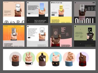 3D卡通手(3D Cartoon Hands)