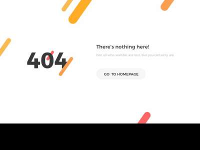 404错误页面模板(404 Error Page Template)