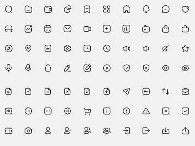 600多个基本图标(600+ Essential Icons)