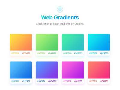 8个免费的简单网页梯度图(8 Free Simple Web Gradients)