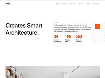 建筑师HTML模板(Architect HTML Template)