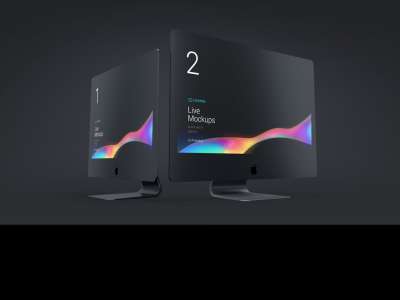 黑色版静态模拟图(Black Edition Static Mockups)