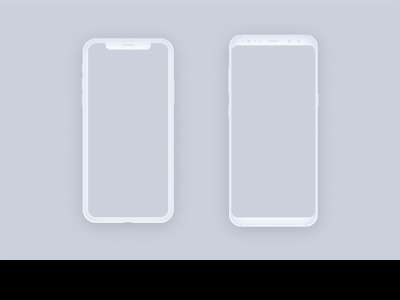 干净和简约的模拟图(Clean and Minimal Mockups)