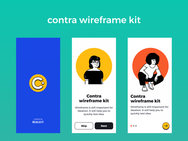开源线框(Contra � Open Source Wireframe)