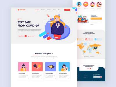 COVID-19登陆页(COVID-19 Landing Page)