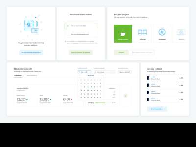 仪表板UI元素包1(Dashboard UI Elements Kit 1)