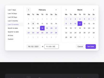 日期选择器组件(Date Picker Component)