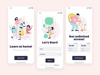 设计课程移动应用程序(Design Courses Mobile App)