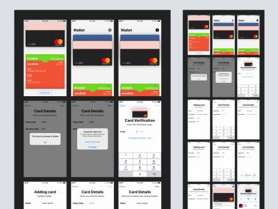 苹果钱包 免费的Sketch UI工具包(Apple Wallet Free UI Kit for Sketch)