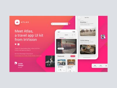 Atlas - 免费移动UI工具包(Atlas - Free Mobile UI Kit)