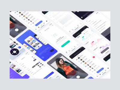 Atro移动UI工具包免费版(Atro Mobile UI Kit Freebie)