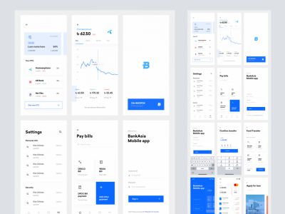 银行钱包应用程序的免费用户界面工具包（Sketch(Banking Wallet App Free UI Kit for Sketch)