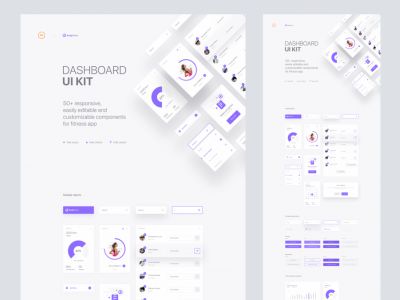 Bodyform - 用于Sketch的健身应用UI工具包(Bodyform - Fitness App UI Kit for Sketch)