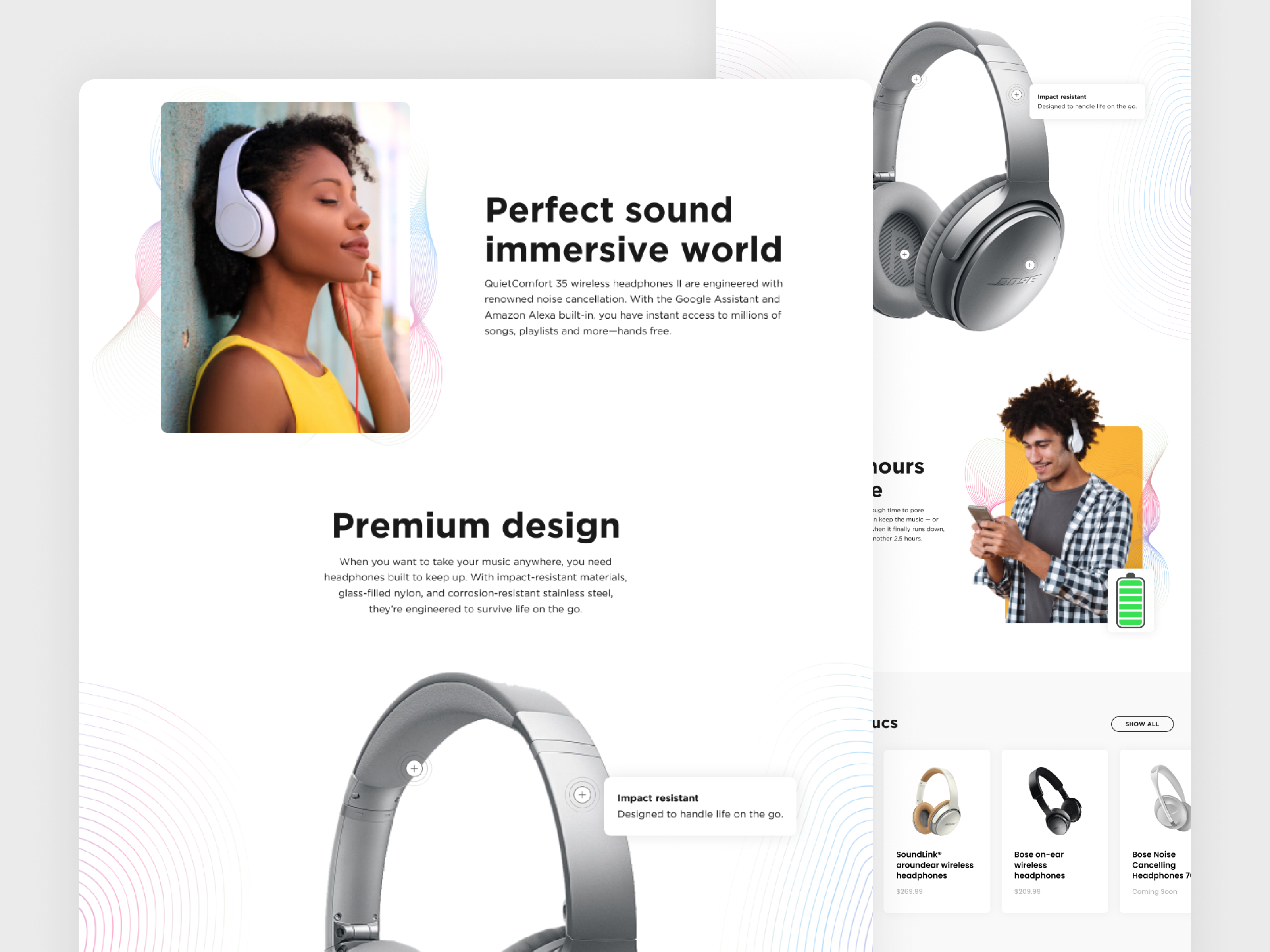BOSE QuietComfort网页和手机(BOSE QuietComfort Web & Mobile)