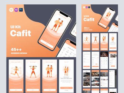 Cafit - 锻炼的UI工具包(Cafit - Workout UI Kit)