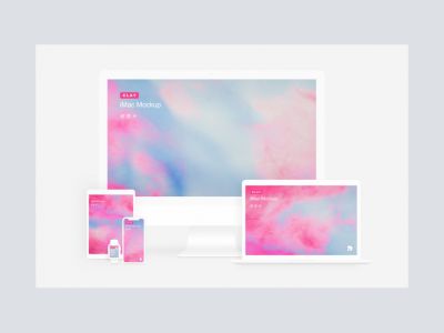 粘土 一个免费的极简主义模型套件(Clay  A free minimalist mockup kit)