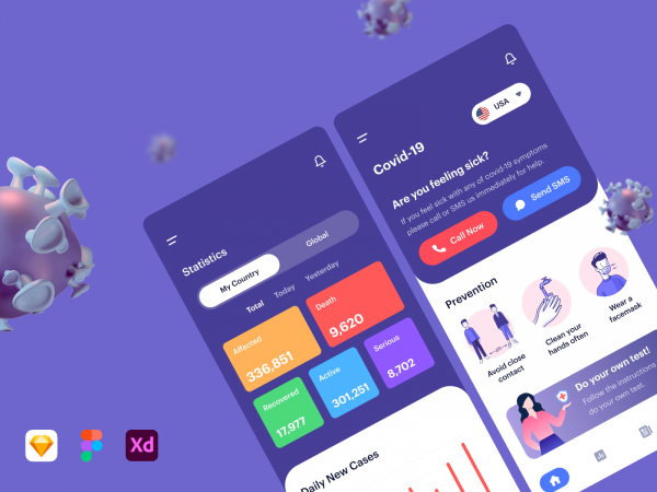 冠状病毒应用程序(Coronavirus App)