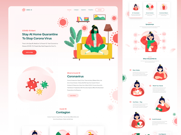 COVID-19登陆页(COVID-19 Landing Page)