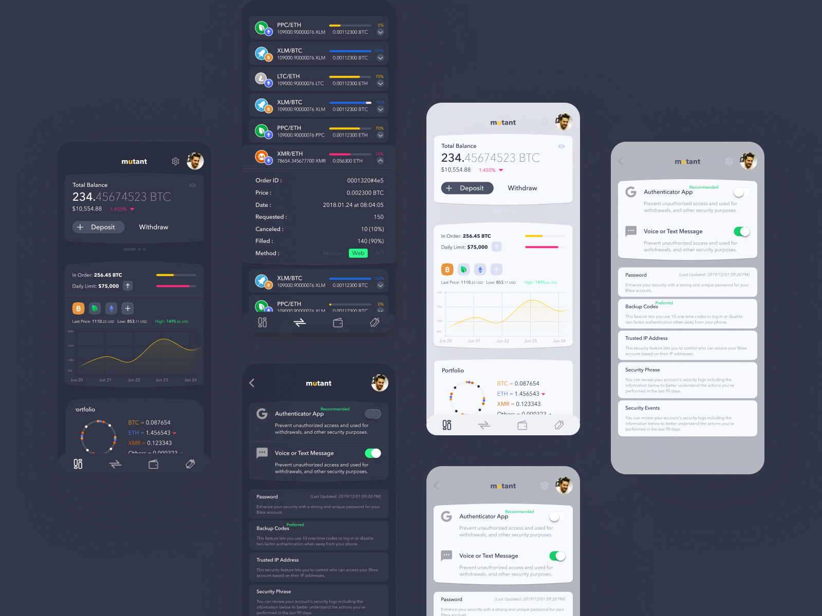 Crypto App UI Kit(Crypto App UI Kit)