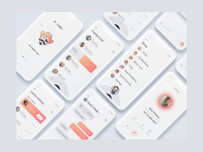 D-Caller移动UI工具包(D-Caller Mobile UI Kit)