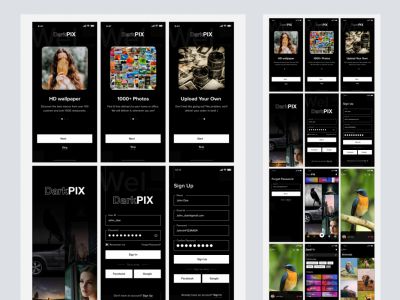 用于Adobe XD的DarkPIX UI工具包(DarkPIX UI Kit for Adobe XD)