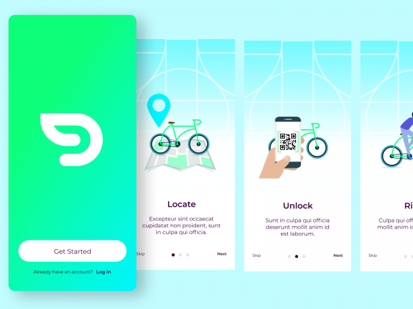 Dash自行车共享应用(Dash Bike Sharing App)