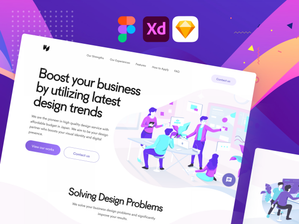 设计创业公司Landig Page(Design Startup Landig Page)