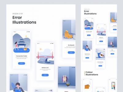 错误说明屏幕(Error Illustration Screens)