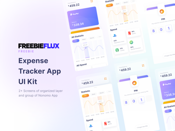 支出追踪器UI套件(Expense Tracker UI Kit)