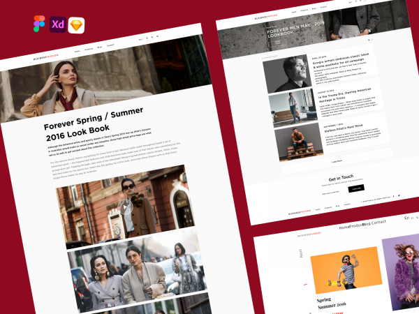 时尚博客和杂志(Fashion Blog & Magazine)