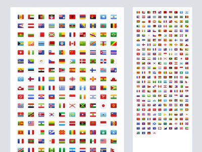 旗帜包 免费图标包(Flagpack Free Icons Pack)