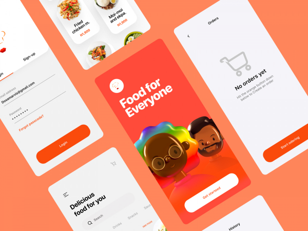食品应用UI套件(Food App UI Kit)