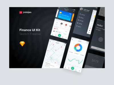 免费金融UI工具包(Free Finance UI Kit)