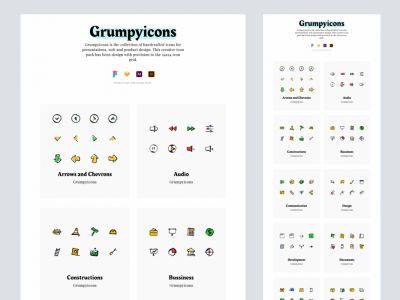 脾气暴躁的人免费图标包(Grumpyicons Free Icons Pack)