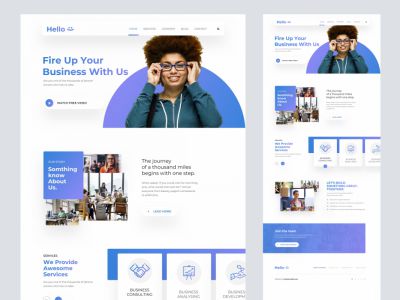 你好登陆页(Hello Landing Page)