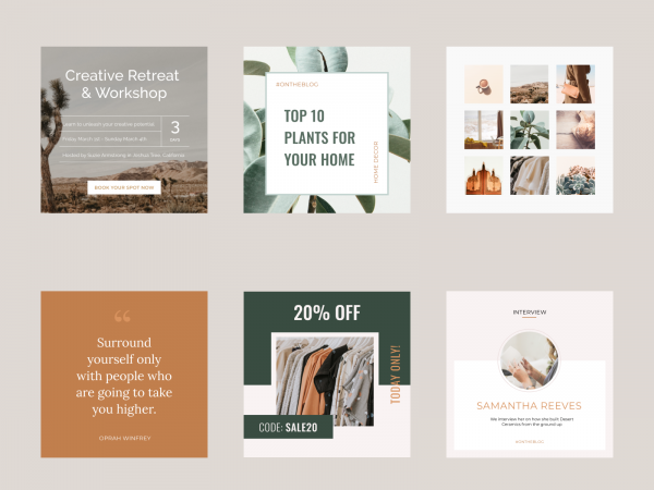 Instagram封面模板(Instagram Cover Templates)