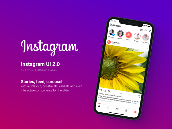 Instagram UI Kit(Instagram UI Kit)