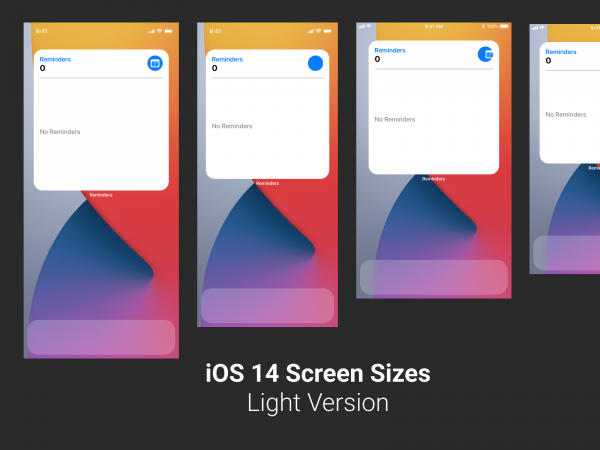 iOS 14屏幕尺寸(iOS 14 Screen Sizes)