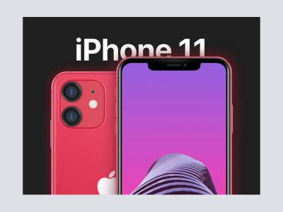 iPhone 11的草图模拟图(iPhone 11 Mockups for Sketch)