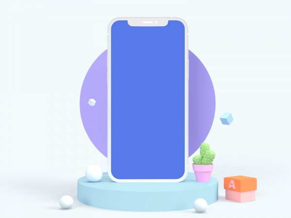 iPhone 12粘土模拟图(iPhone 12 Clay Mockup)