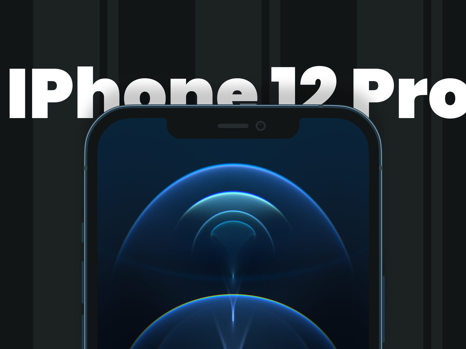 iPhone 12 Pro Max平面模拟图(iPhone 12 Pro Max Flat Mockup)